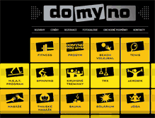 Tablet Screenshot of domyno.cz